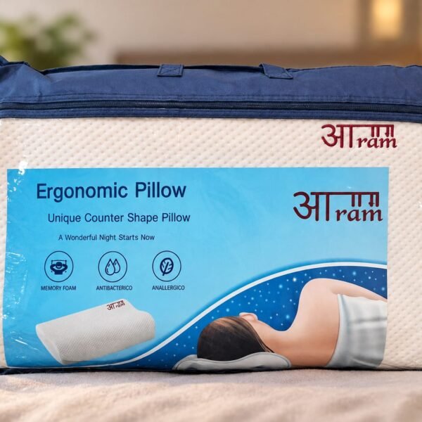 Aaram Ergonomic Memory Foam Contour Pillow
